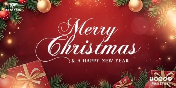 Merry Christmas and a happy new year #fast2thai