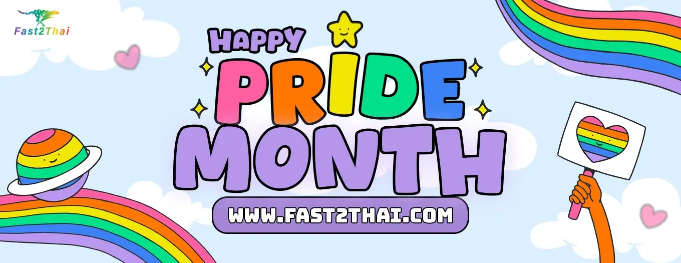 Happy pride month 2025 #fast2thai